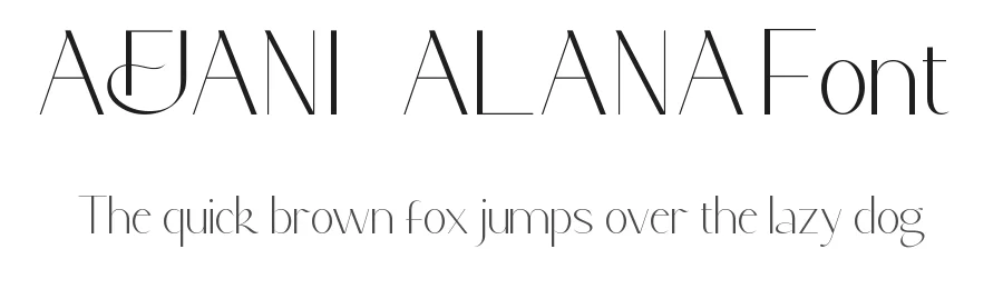 Afjani Alana Font by nihstudio — Sans Serif Font