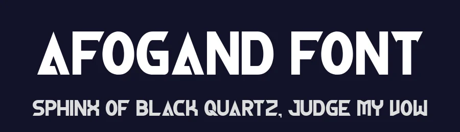 Afogand Font by Nomlimofont — Sans Serif Font — thumbnail 2