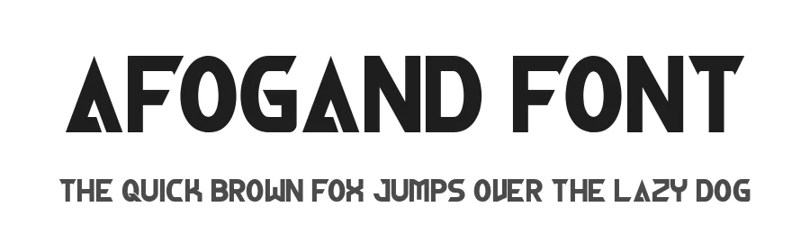 Afogand Font by Nomlimofont — Sans Serif Font