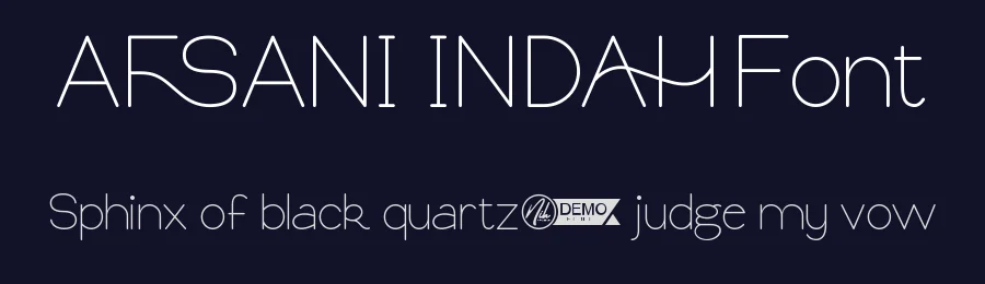 Afsani Indah Font by nihstudio — Display Font — thumbnail 2