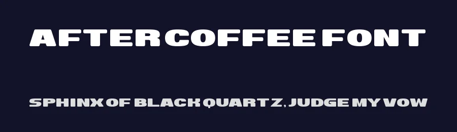 After Coffee Font by Almairatype — Display Font — thumbnail 2