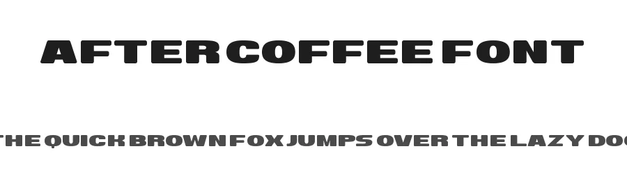 After Coffee Font by Almairatype — Display Font