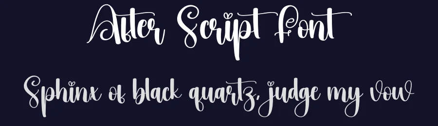 After Script Font by creativeletter — Script Handwritten Font — thumbnail 2