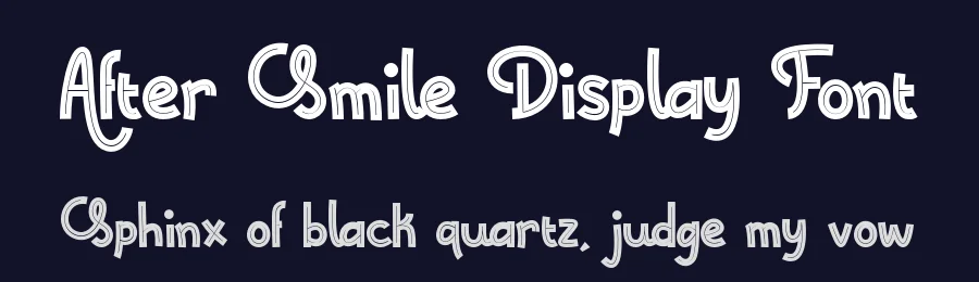 After Smile Display Font by Heloyud — Sans Serif Font — thumbnail 2