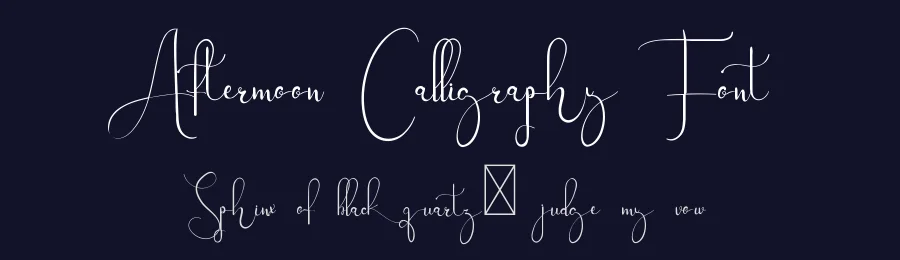 Aftermoon Calligraphy Font by edricstudio — Script Handwritten Font — thumbnail 2