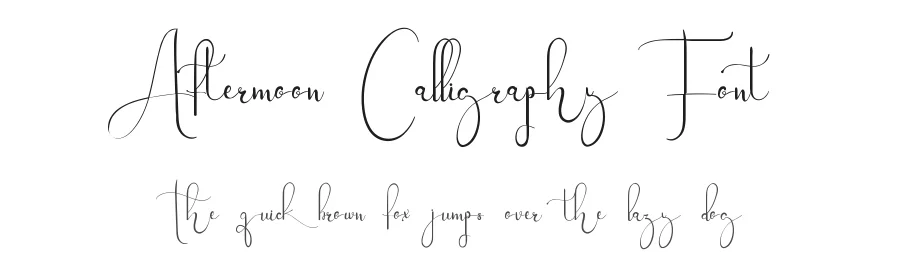 Aftermoon Calligraphy Font by edricstudio — Script Handwritten Font