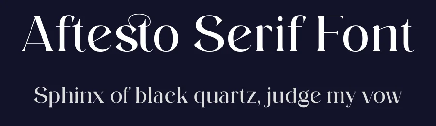 Aftesto Serif Font by Storytype — Serif Font — thumbnail 2