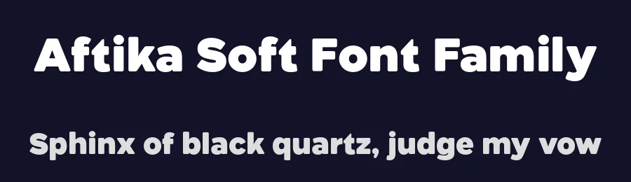 Aftika Soft Font Family by Graphite — Sans Serif Font — thumbnail 2