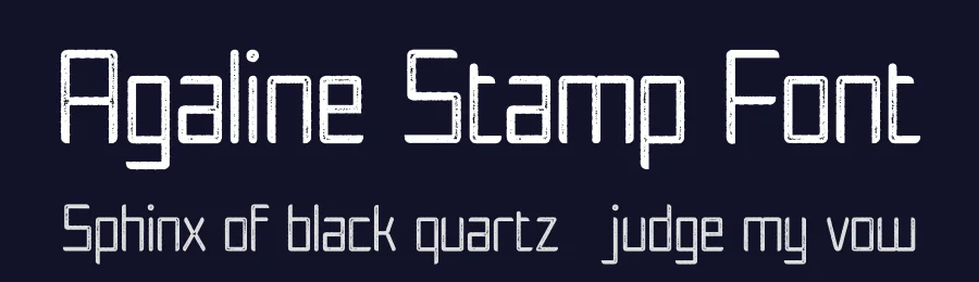 Agaline Stamp Font by craftsupplyco — Display Font — thumbnail 2