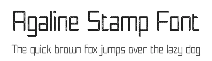 Agaline Stamp Font by craftsupplyco — Display Font