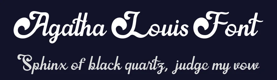 Agatha Louis Font by Inviline.co — Script Handwritten Font — thumbnail 2
