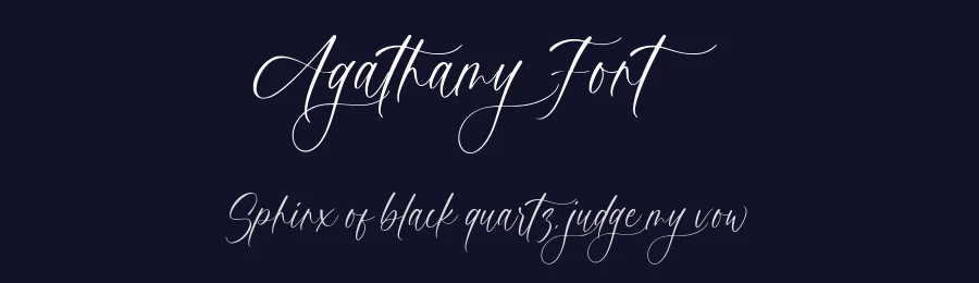 Agathamy Font by AesthericaStudio — Script Handwritten Font — thumbnail 2