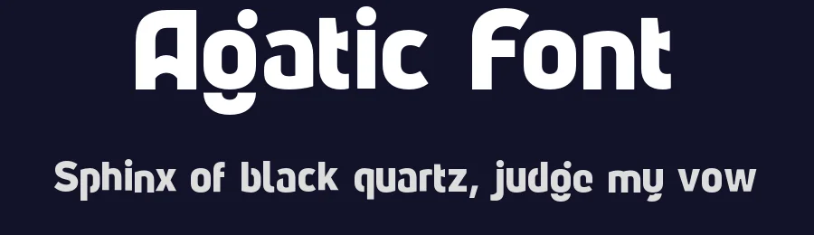 Agatic Font by Vroz Studio — Sans Serif Font — thumbnail 2