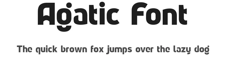 Agatic Font by Vroz Studio — Sans Serif Font