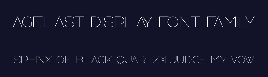 Agelast Display Font Family by vp_creative_shop — Display Font — thumbnail 2