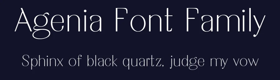 Agenia Font Family by Rezastudio — Sans Serif Font — thumbnail 2