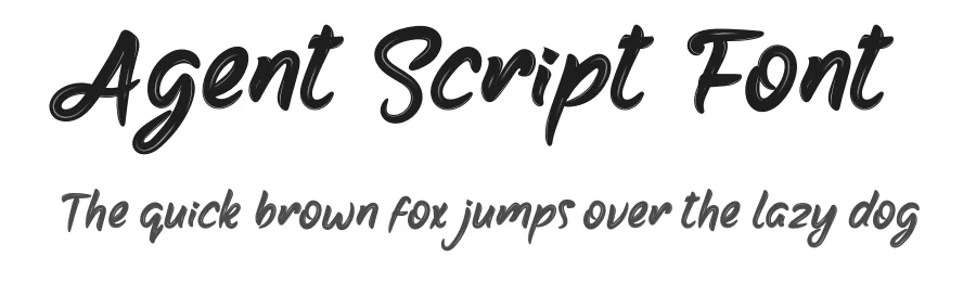 Agent Script Font by productype — Script Handwritten Font