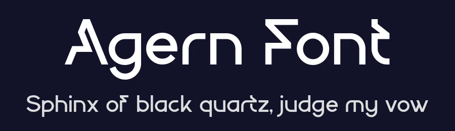 Agern Font by Sealoung — Sans Serif Font — thumbnail 2