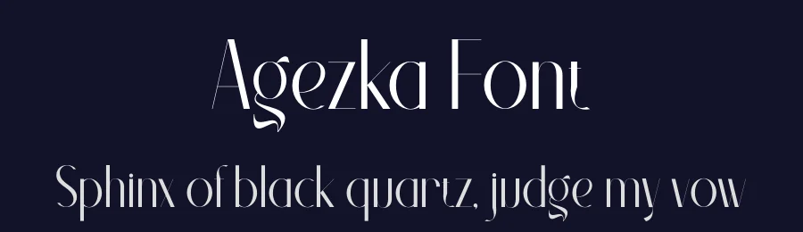 Agezka Font by rvandtype — Sans Serif Font — thumbnail 2