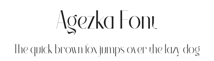 Agezka Font by rvandtype — Sans Serif Font