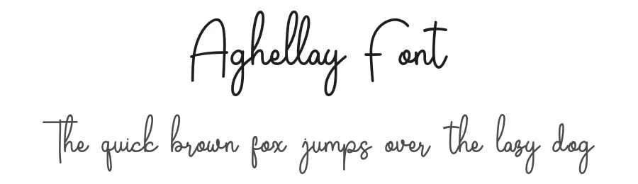 Aghellay Font by Liarttype — Script Handwritten Font
