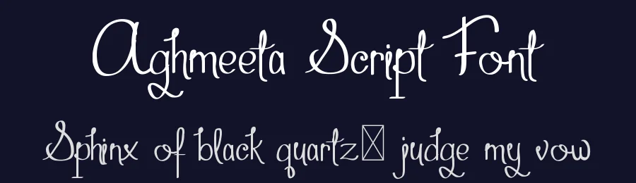 Aghmeeta Script Font by edricstudio — Script Handwritten Font — thumbnail 2