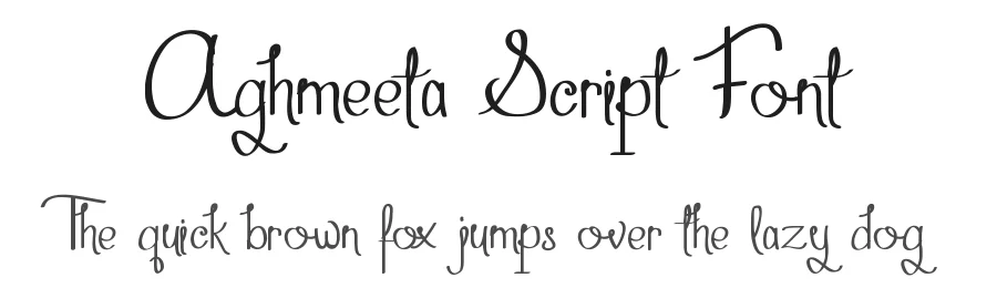 Aghmeeta Script Font by edricstudio — Script Handwritten Font