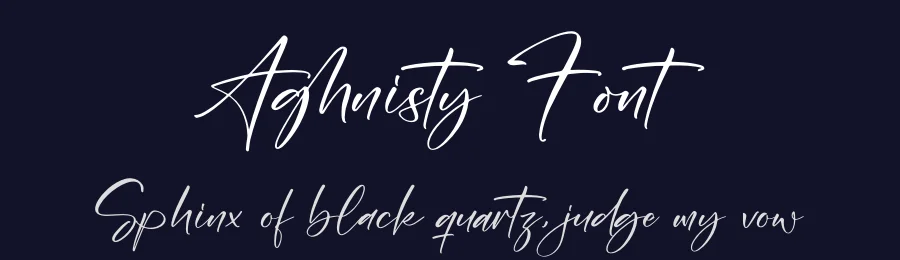 Aghnisty Font by letterfabric — Script Handwritten Font — thumbnail 2
