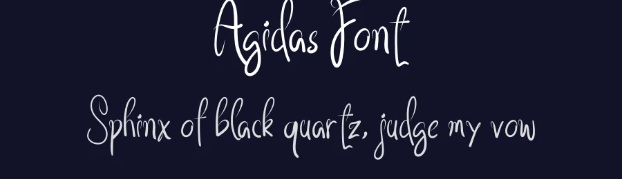 Agidas Font by khalwastudio — Script Handwritten Font — thumbnail 2