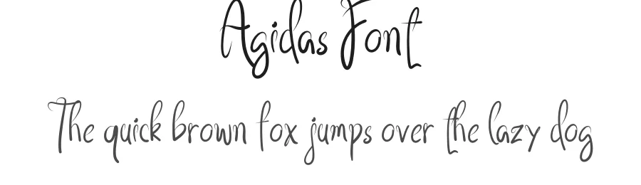 Agidas Font by khalwastudio — Script Handwritten Font