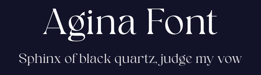 Agina Font by Rantautype — Serif Font — thumbnail 2