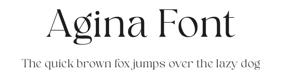 Agina Font by Rantautype — Serif Font