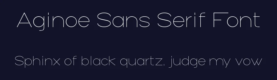Aginoe Sans Serif Font by StringLabs — Sans Serif Font — thumbnail 2