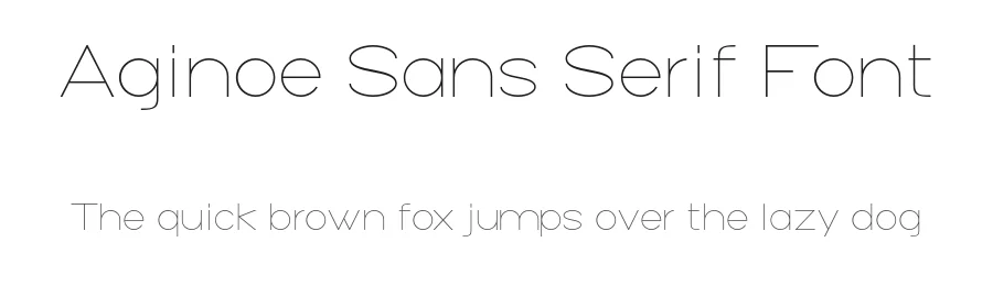 Aginoe Sans Serif Font by StringLabs — Sans Serif Font