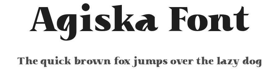 Agiska Font by javatype studio — Serif Font