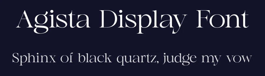 Agista Display Font by Marvadesign — Serif Font — thumbnail 2