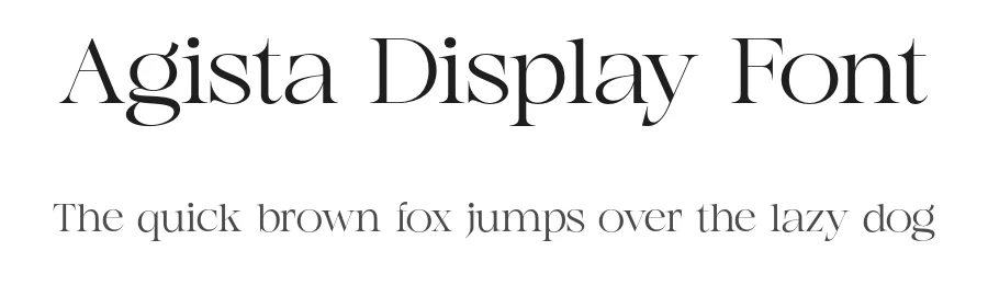 Agista Display Font by Marvadesign — Serif Font