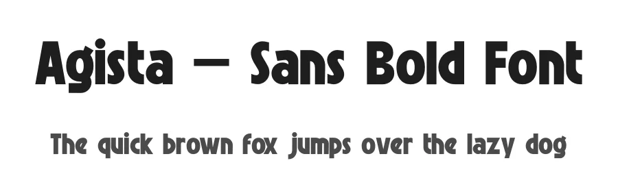 Agista – Sans Bold Font by NuType — Serif Font