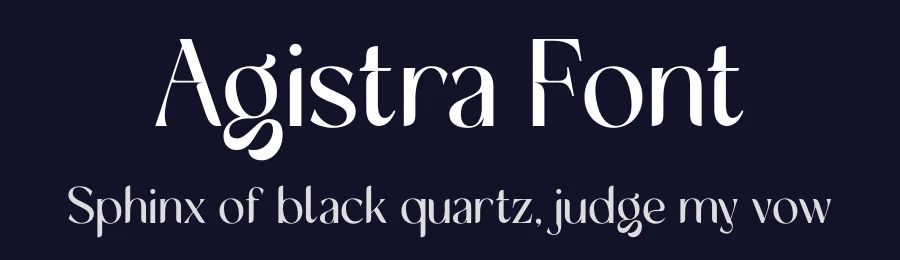 Agistra Font by Krismagraph — Sans Serif Font — thumbnail 2