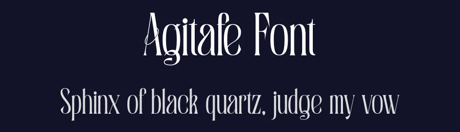 Agitafe Font by SlideShoot — Serif Font — thumbnail 2