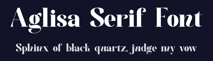 Aglisa Serif Font by ErmediaStudio — Serif Font — thumbnail 2