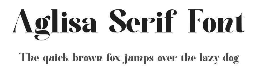 Aglisa Serif Font by ErmediaStudio — Serif Font