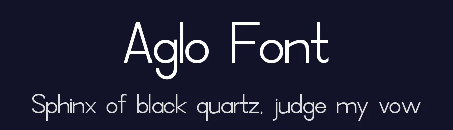 Aglo Font by Letternesia studio — Sans Serif Font — thumbnail 2