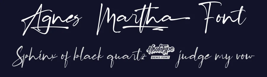 Agnes Martha Font by noahtype — Script Handwritten Font — thumbnail 2
