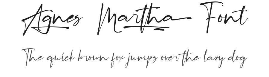 Agnes Martha Font by noahtype — Script Handwritten Font
