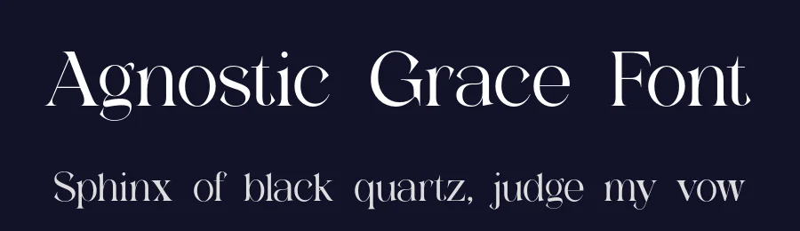 Agnostic Grace Font by UICreative — Serif Font — thumbnail 2