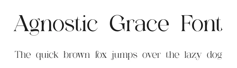 Agnostic Grace Font by UICreative — Serif Font