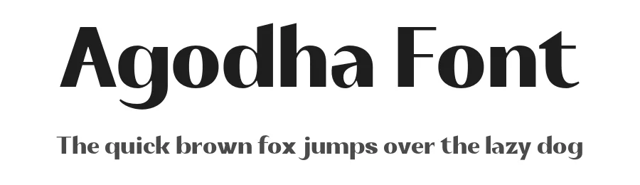 Agodha Font by Almeera Studio — Sans Serif Font