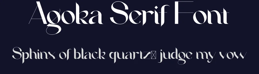 Agoka Serif Font by delipensil — Serif Font — thumbnail 2
