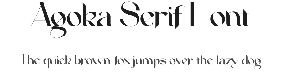 Agoka Serif Font by delipensil — Serif Font